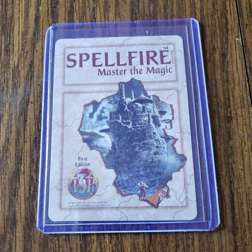 TSR Spellfire CCG 1st Ed. WALL OF FORCE Card #338 of 400 Dungeons & Dragons